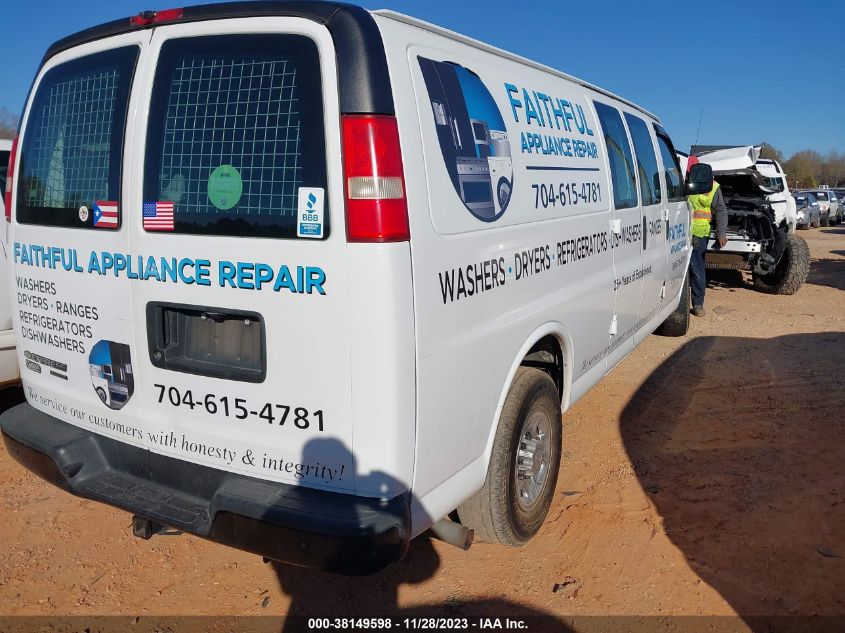 2014 CHEVROLET EXPRESS 3500 WORK VAN 1GCZGUBAXE1157438