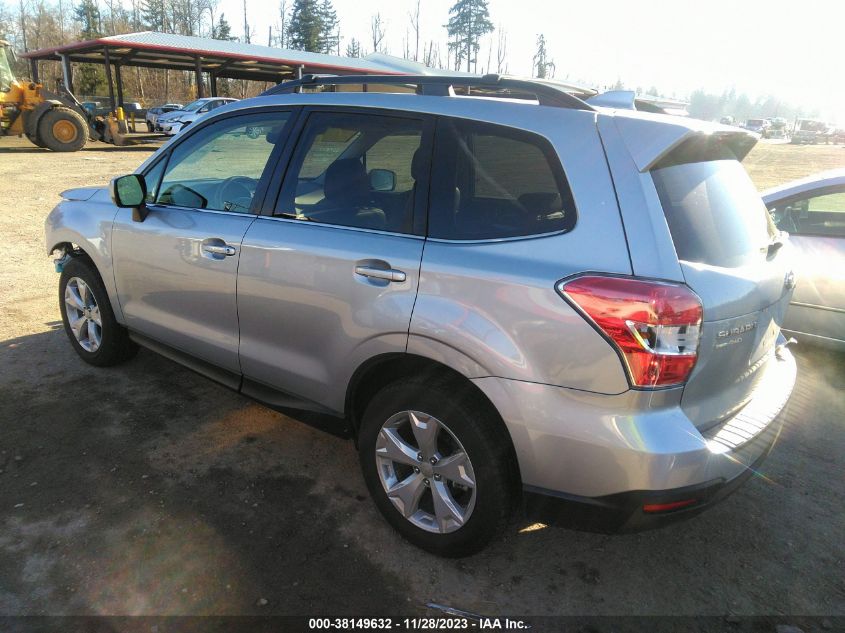 2016 SUBARU FORESTER 2.5I LIMITED - JF2SJARCXGH497600