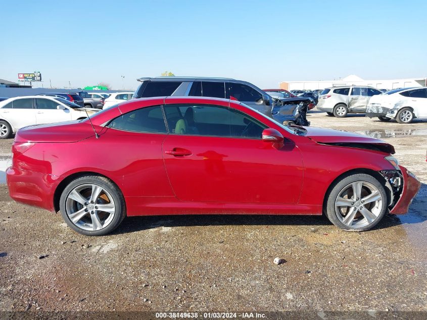 2013 LEXUS IS 350C JTHFE2C28D2509010