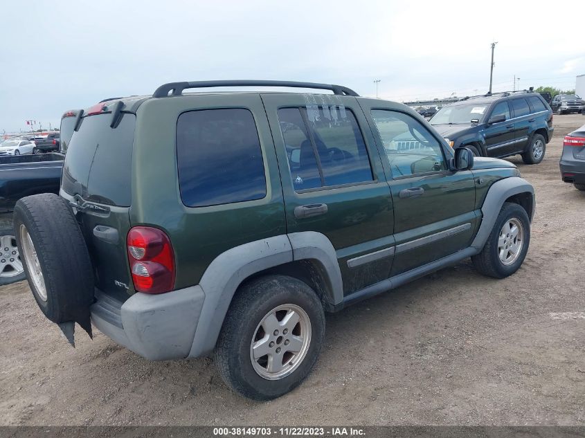 1J4GK48K07W540892 2007 JEEP LIBERTY SPORTphoto 4