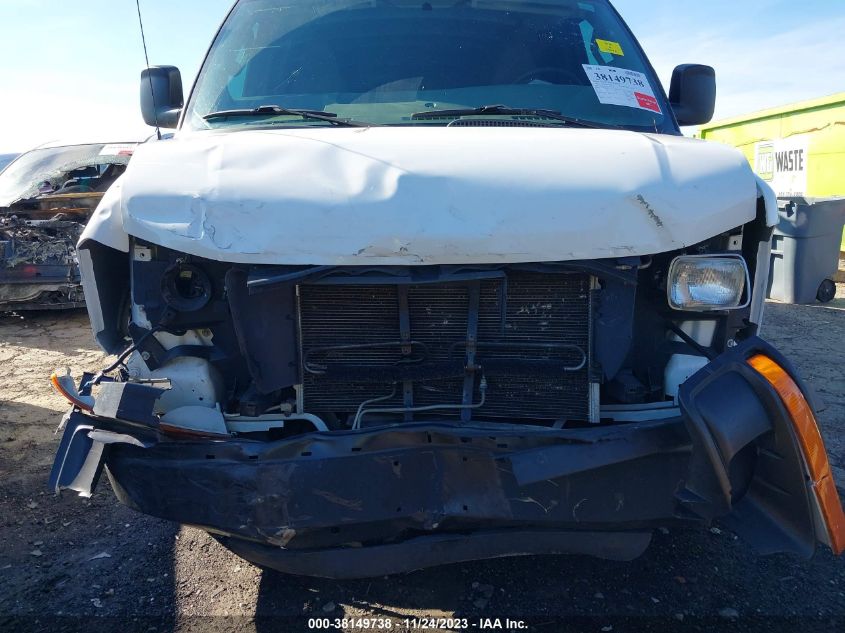 2016 CHEVROLET EXPRESS 2500 WORK VAN 1GCWGAFG7G1160722