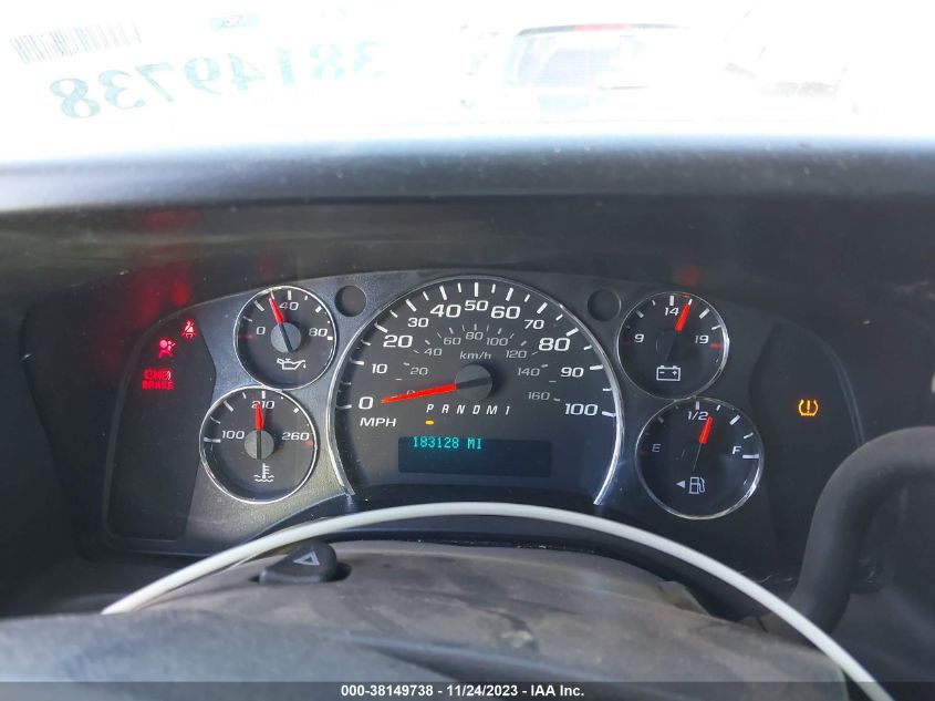2016 CHEVROLET EXPRESS 2500 WORK VAN 1GCWGAFG7G1160722