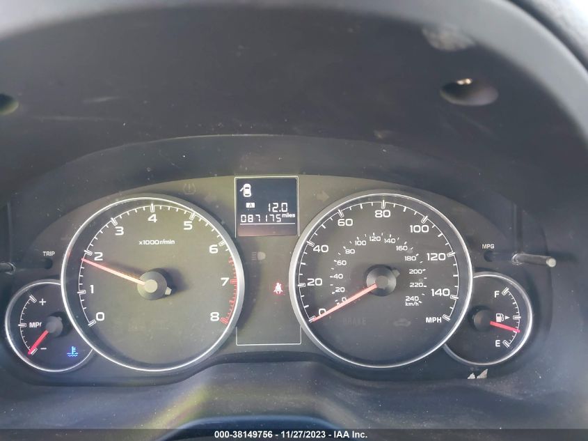2014 SUBARU LEGACY 2.5I - 4S3BMAA6XE1012101