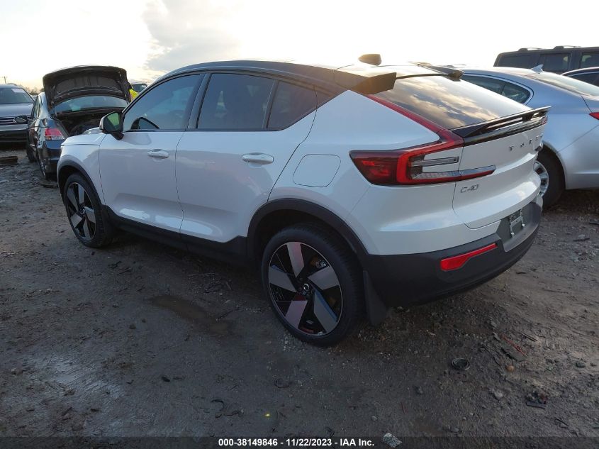 2022 VOLVO C40 RECHARGE PURE ELECTRIC P8 ULTIMATE - YV4ED3GB1N2007499