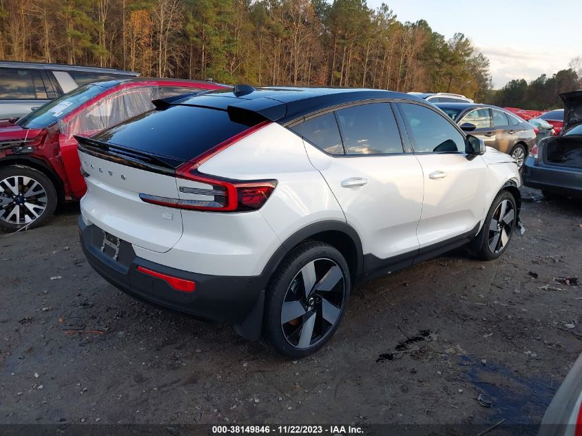2022 VOLVO C40 RECHARGE PURE ELECTRIC P8 ULTIMATE - YV4ED3GB1N2007499