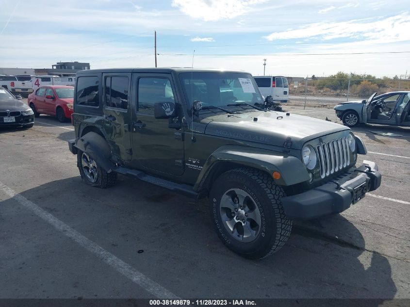 2016 JEEP WRANGLER UNLIMITED SAHARA - 1C4BJWEG4GL143377