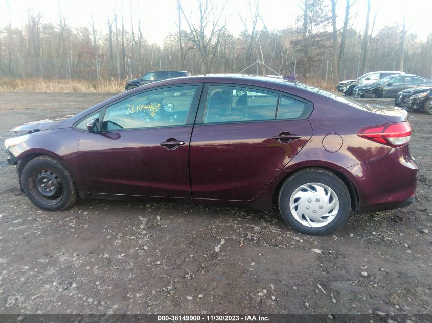 2017 KIA FORTE LX - 3KPFL4A73HE083947