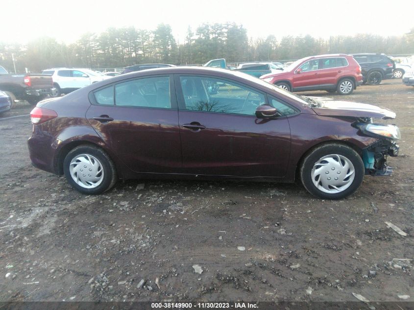 2017 KIA FORTE LX - 3KPFL4A73HE083947