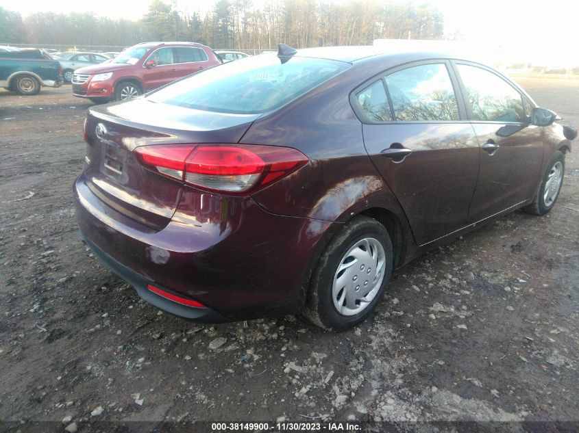2017 KIA FORTE LX - 3KPFL4A73HE083947