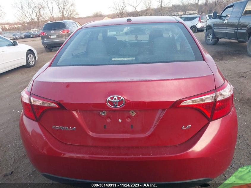VIN 2T1BURHE9HC883762 2017 TOYOTA COROLLA LE
