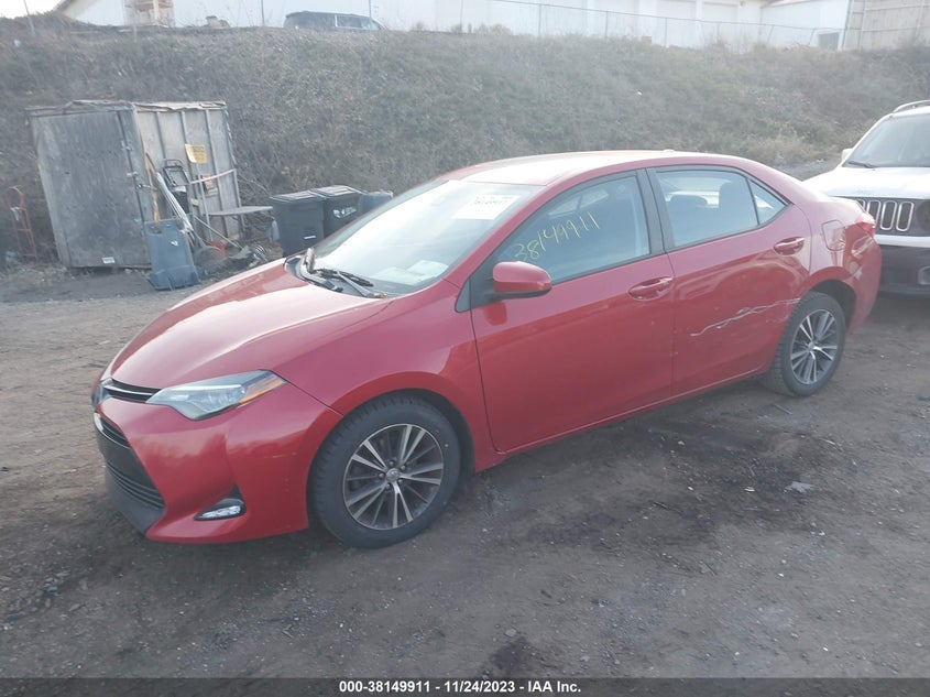 VIN 2T1BURHE9HC883762 2017 TOYOTA COROLLA LE