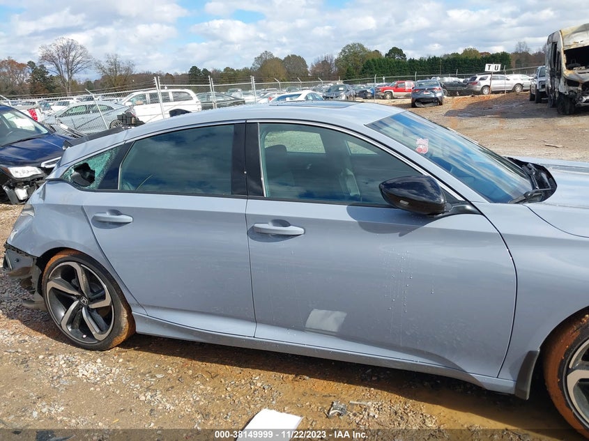 VIN 1HGCV2F31NA004766 2022 HONDA ACCORD SPORT