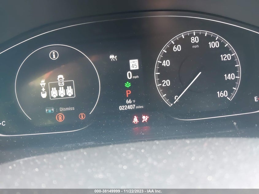 VIN 1HGCV2F31NA004766 2022 HONDA ACCORD SPORT