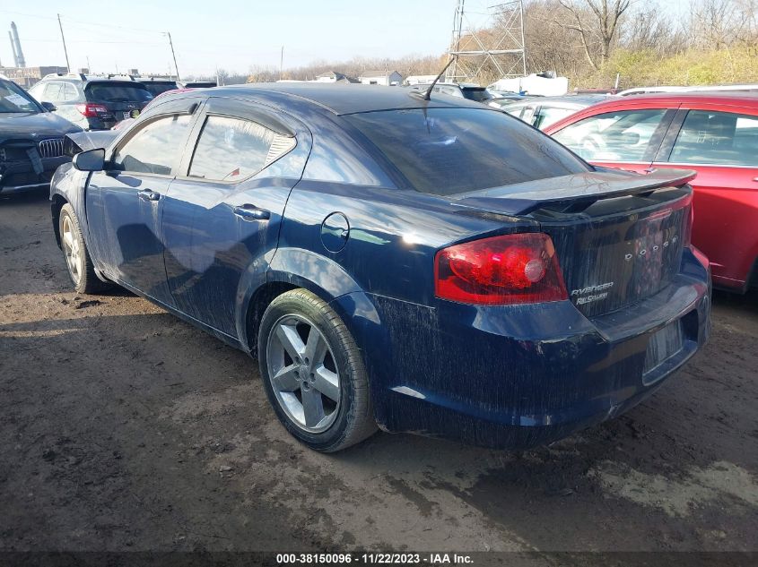 2013 DODGE AVENGER SE - 1C3CDZAG0DN769709