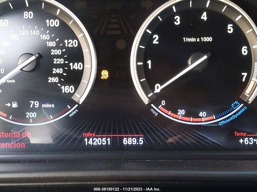 2013 BMW 550I - WBAFR9C53DDX79563