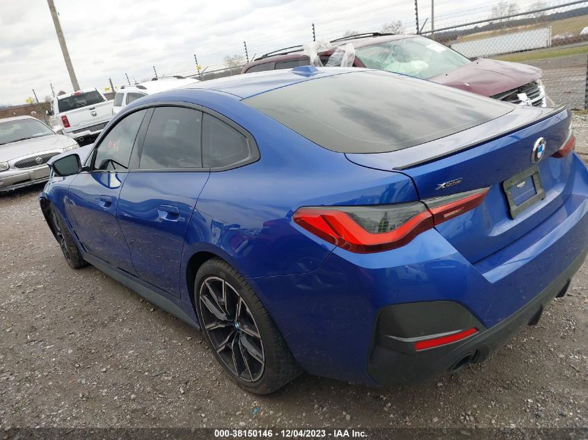 2023 BMW 430I GRAN COUPE XDRIVE - WBA73AV03PFN92910