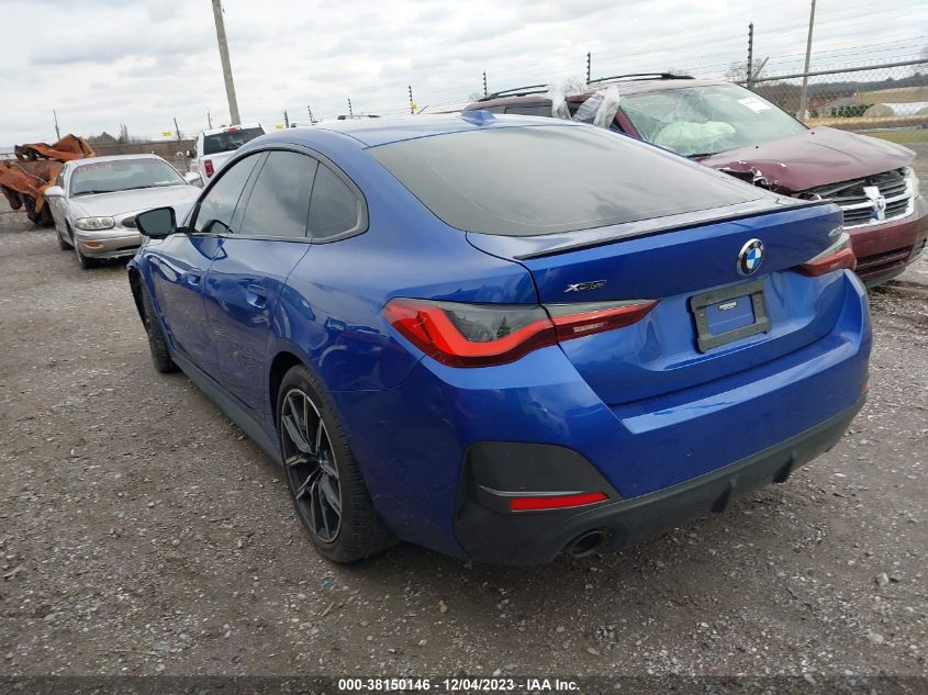 2023 BMW 430I GRAN COUPE XDRIVE - WBA73AV03PFN92910