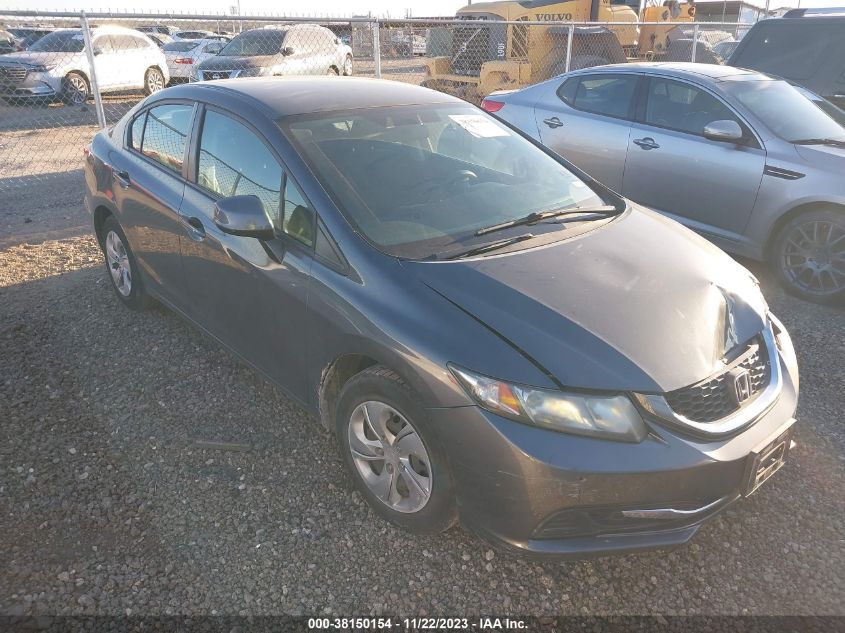 2013 HONDA CIVIC LX - 2HGFB2F57DH574925