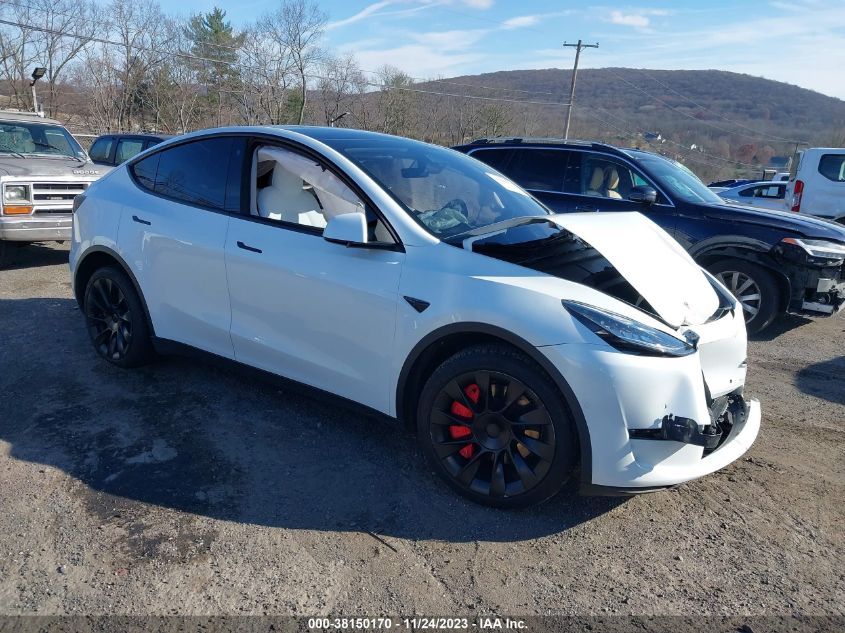 7SAYGDEE7NF339537 TESLA MODEL Y LONG RANGE DUAL MOTOR 2022