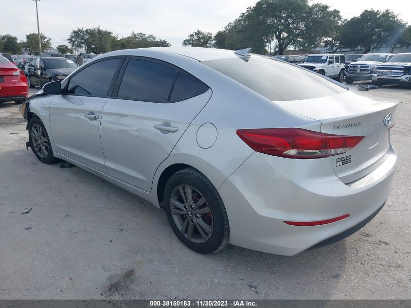 2018 HYUNDAI ELANTRA SEL/VALUE/LIMITED - 5NPD84LF2JH249227