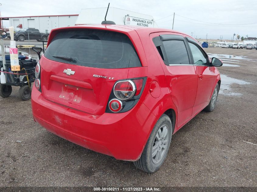 2015 CHEVROLET SONIC LT - 1G1JC6SHXF4132940