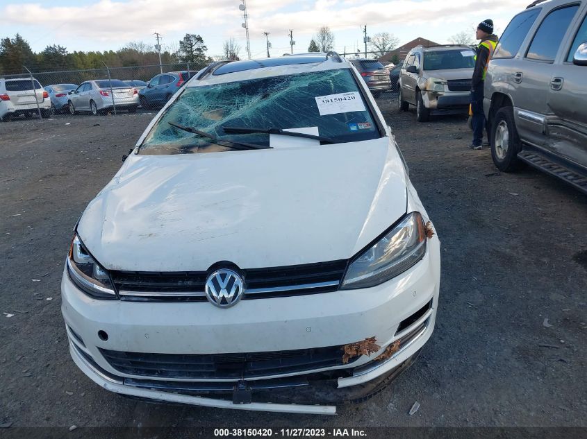 2015 VOLKSWAGEN GOLF SPORTWAGEN TDI SE 4-DOOR - 3VWFA7AU2FM510404
