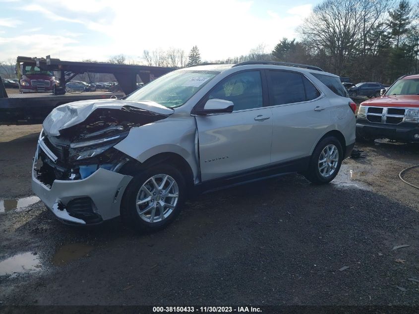2022 CHEVROLET EQUINOX FWD LT - 3GNAXKEV5NL241330