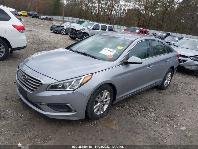 2017 HYUNDAI SONATA 2.4L - 5NPE24AF2HH580103