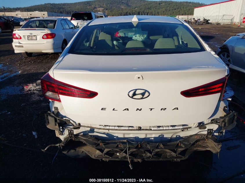 2019 HYUNDAI ELANTRA SEL/VALUE/LIMITED - 5NPD84LF9KH468431