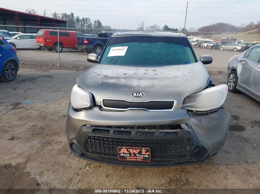 2016 KIA SOUL - KNDJN2A20G7295846