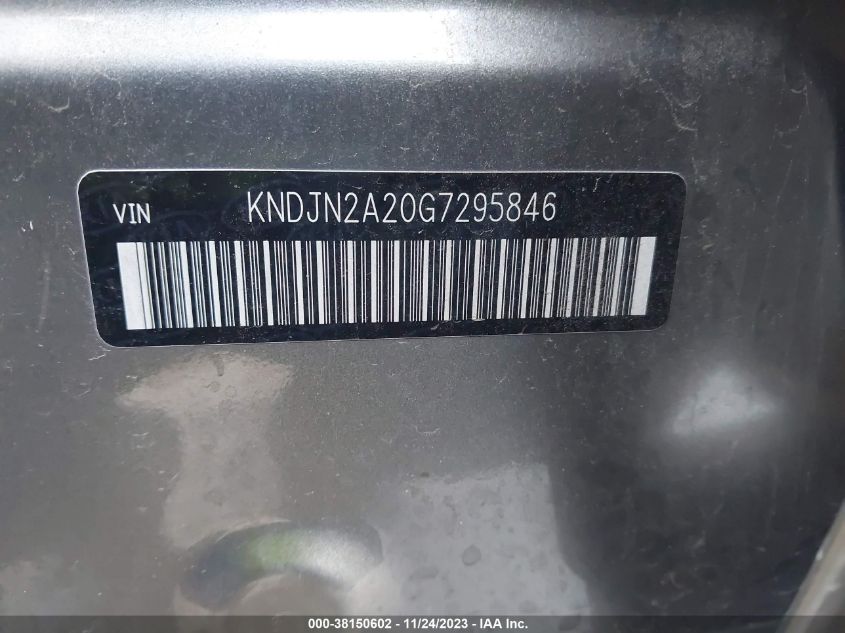 2016 KIA SOUL - KNDJN2A20G7295846