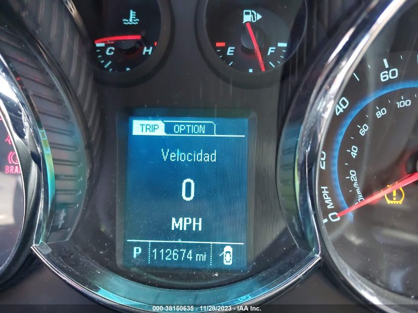 2014 CHEVROLET CRUZE LTZ - 1G1PG5SB7E7207515