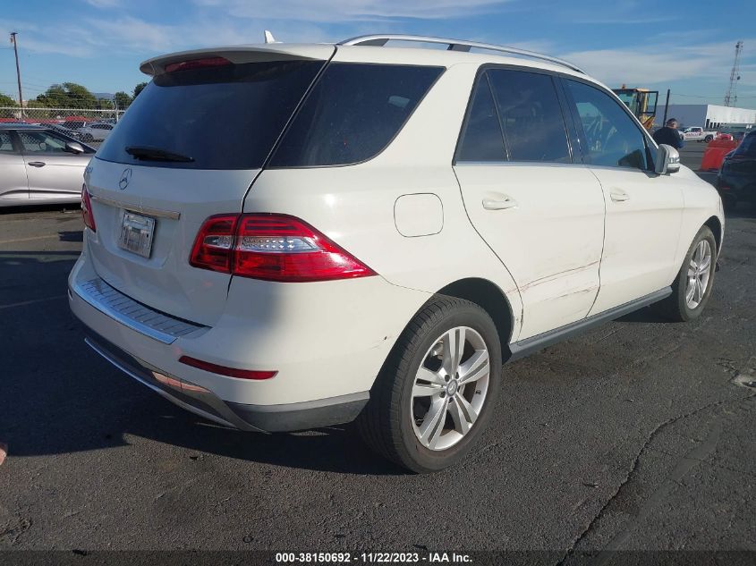 2013 MERCEDES-BENZ ML 350 - 4JGDA5JB8DA250139