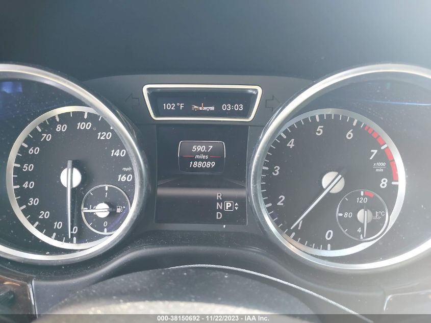 2013 MERCEDES-BENZ ML 350 - 4JGDA5JB8DA250139