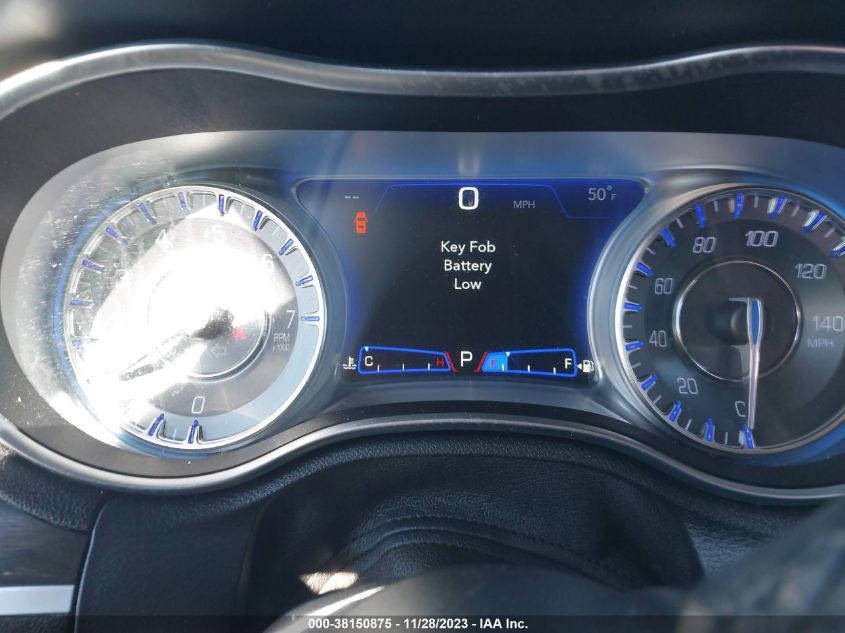 2019 CHRYSLER 300 TOURING - 2C3CCAAGXKH590314