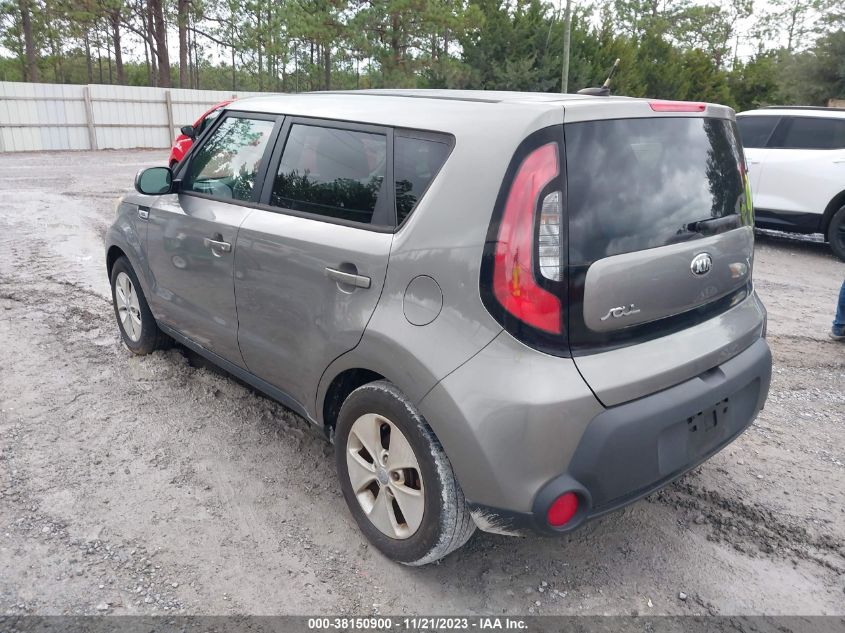 2015 KIA SOUL BASE - KNDJN2A27F7186962