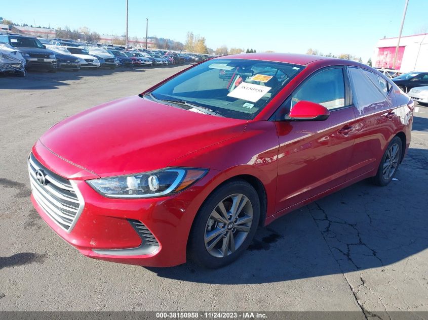 2018 HYUNDAI ELANTRA SEL - 5NPD84LF3JH384345