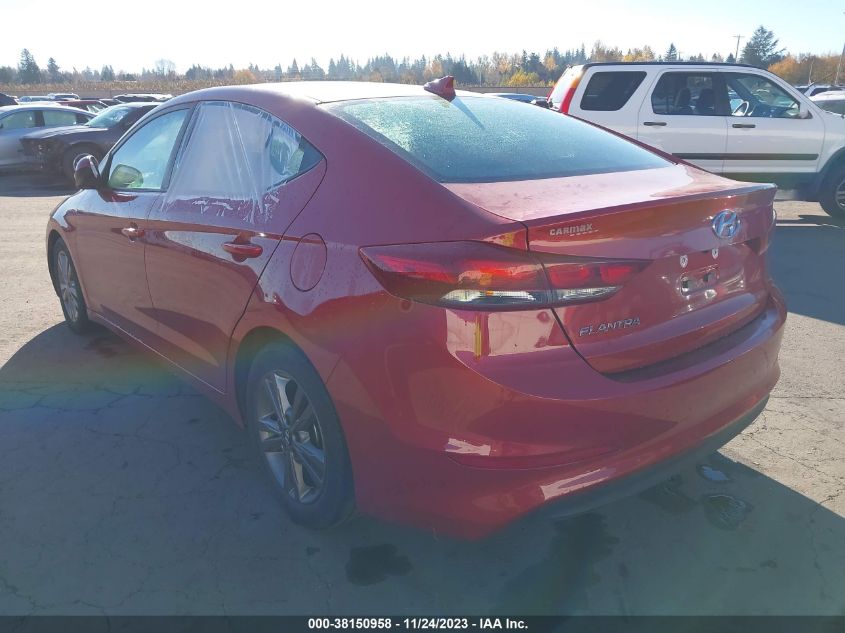 2018 HYUNDAI ELANTRA SEL - 5NPD84LF3JH384345