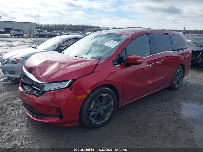VIN 5FNRL6H98PB032551 2023 HONDA ODYSSEY ELITE