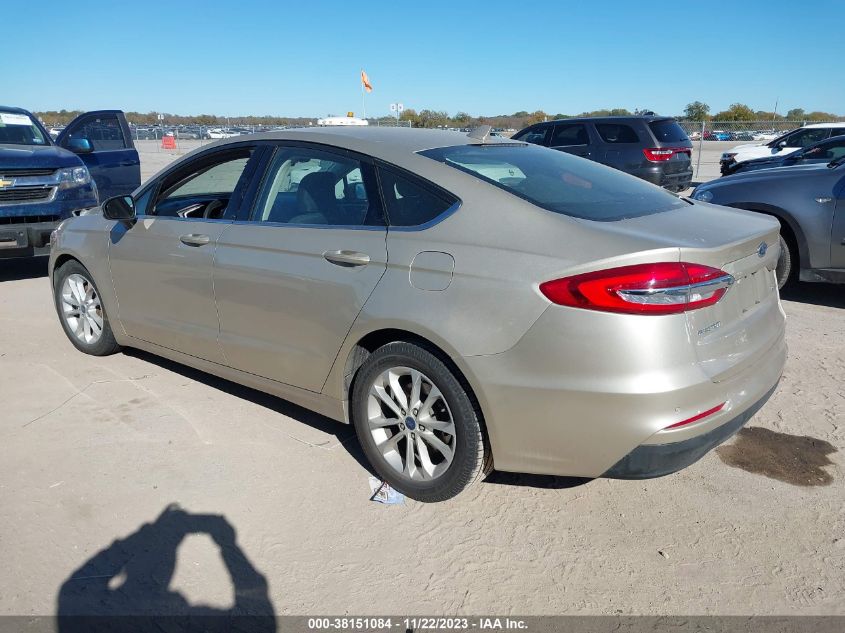 2019 FORD FUSION SE - 3FA6P0HD3KR113348