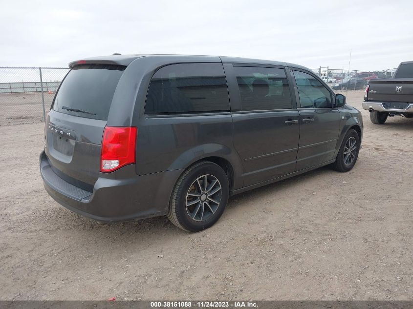 2014 DODGE GRAND CARAVAN SXT - 2C4RDGCG3ER328118