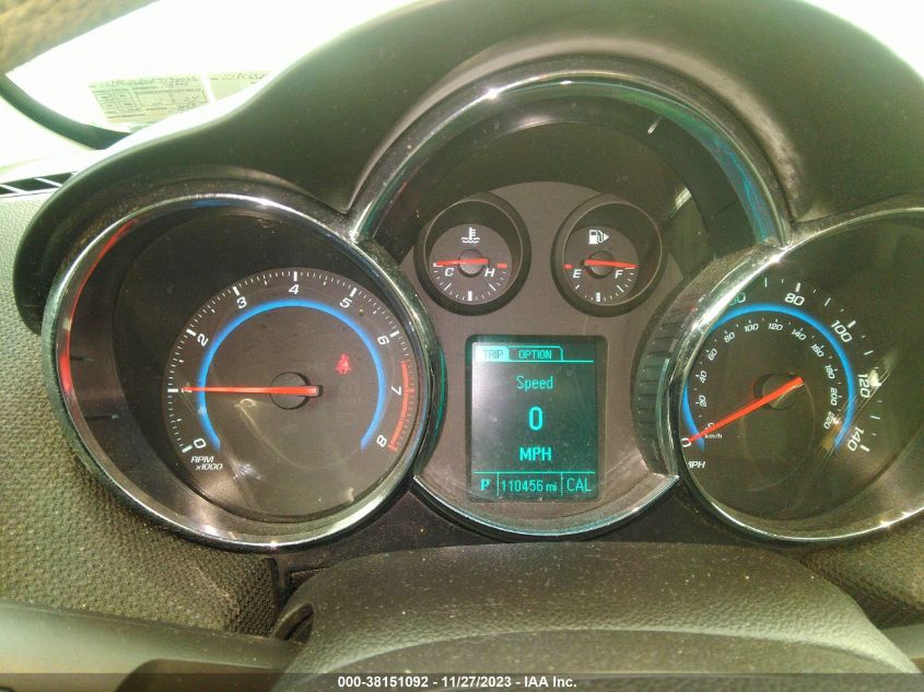 2015 CHEVROLET CRUZE LT - 1G1PC5SB0F7198086