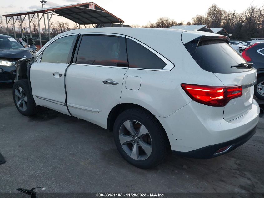 2014 ACURA MDX - 5FRYD4H29EB015155