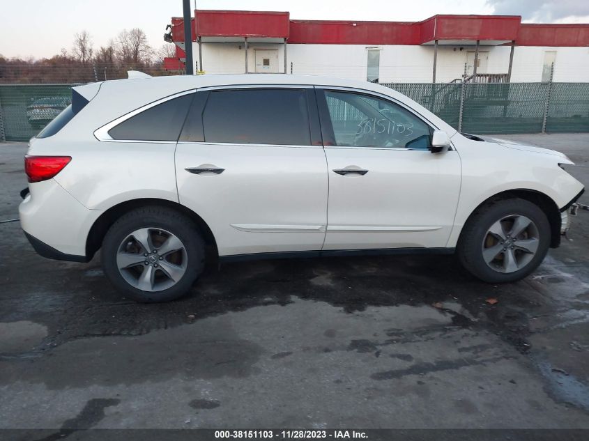 2014 ACURA MDX - 5FRYD4H29EB015155