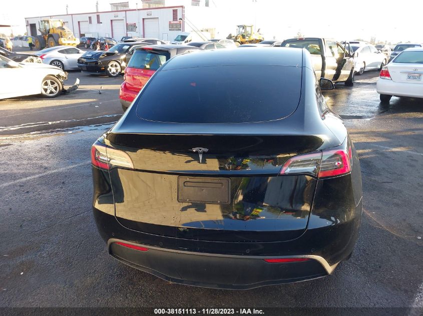 2021 TESLA MODEL Y LONG RANGE DUAL MOTOR - 5YJYGDEE9MF245994