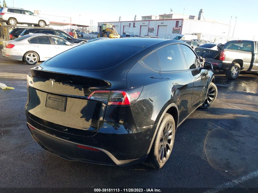 2021 TESLA MODEL Y LONG RANGE DUAL MOTOR - 5YJYGDEE9MF245994