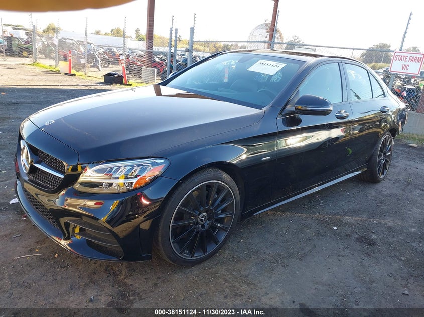 VIN W1KWF8DB9MR640377 2021 MERCEDES-BENZ C 300 SEDAN