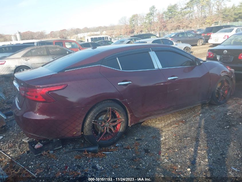 2017 NISSAN MAXIMA 3.5S/SV/SL/SR/PLAT - 1N4AA6AP9HC360335