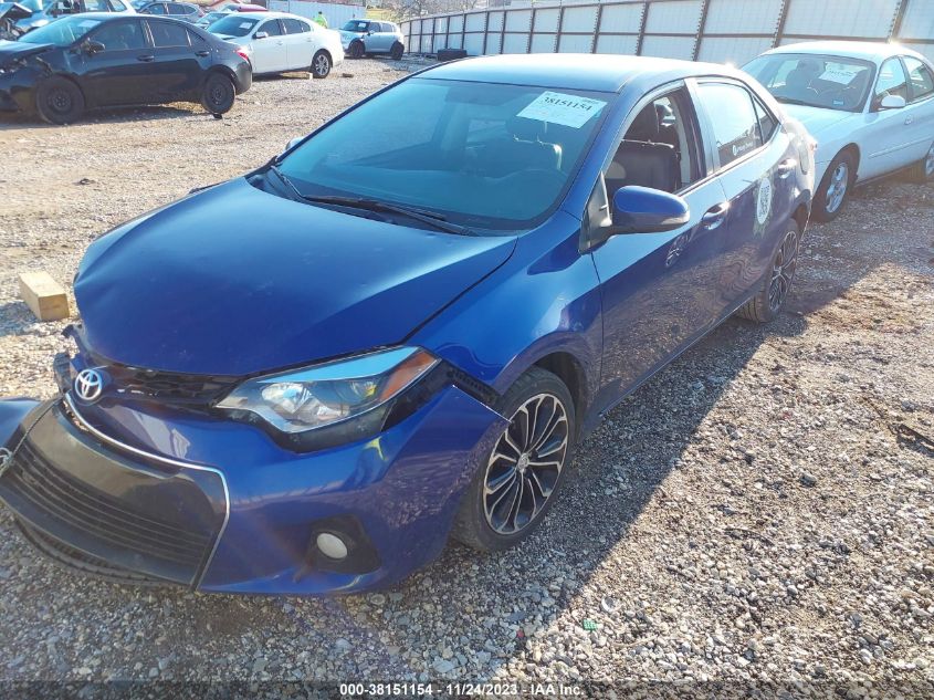 2014 TOYOTA COROLLA L/LE/LE PLS/PRM/S/S PLS - 2T1BURHEXEC038415