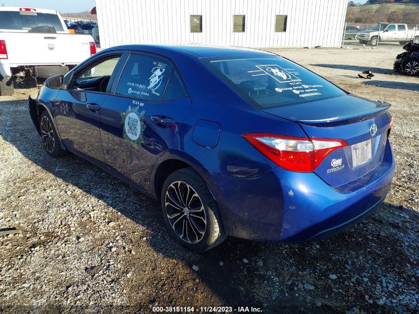 2014 TOYOTA COROLLA L/LE/LE PLS/PRM/S/S PLS - 2T1BURHEXEC038415